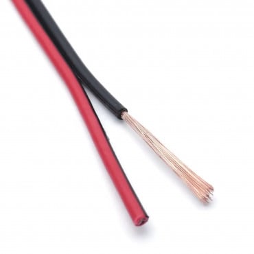 Кабель акустичний Cabletech червоно-чорний, CCA, 2x2.5 мм (KAB 0393), 1 м - Фото №1