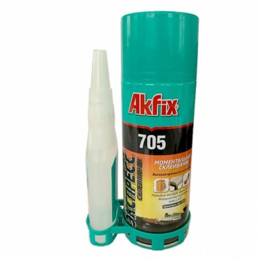 Клей Akfix 705 для экспресс склеивания с активатором - Фото №1