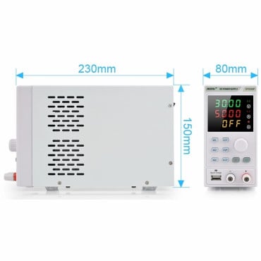 Лабораторный блок питания MESTEK DP605MP, 60В, 5А - Фото №5