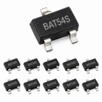 Диод Шоттки сдвоенный BAT54S 30V 0.2A корпус SOT-23 (10шт)