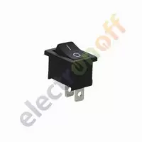 Переключатель on-off, черный, 2pin (KCD1-101-1)