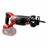 Пила сабельная аккумуляторная GTM RS18/150BL 18 В, 0–3000 об/мин, дерево/кол. металл/сталь-150/22/10 мм, + аккум. 4Ач, зарядное устройство