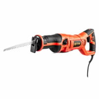 Пила сабельная GTM RS210/1200E, 1200 Вт, 1000–2800 об/мин, дерево/кол. мет/сталь-210/28/10 мм