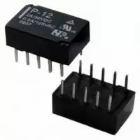 Реле P-12, 12VDC, DPDT, 0.5A/125VAC