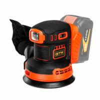 Шлифмашина эксцентриковая GTM OSC18/125BL, 18 В, 125 мм, 6000–12000 об/мин, КОРПУС (без АКБ и ЗП)