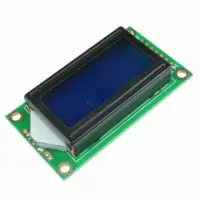 ЖКИ индикатор LCD0802ZFA Blue